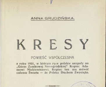 Grudzińska A. Kresy