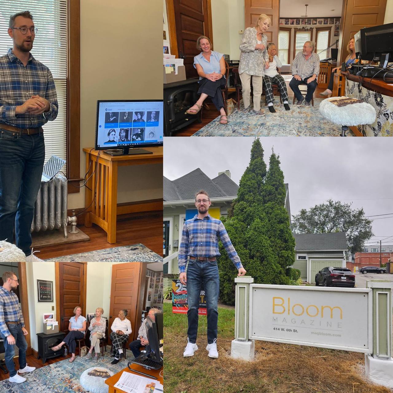 O pisarkach w Stanach Zjednoczonych w wydawnictwie „Bloom” w Bloomington