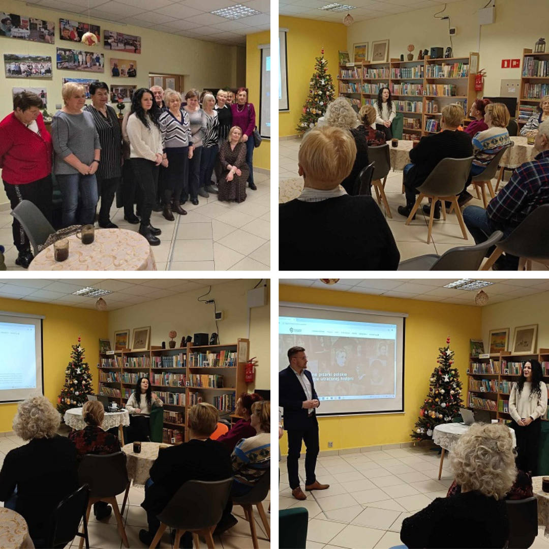 Biblioteka w Mordach prelekcja dla słuchaczy UTW