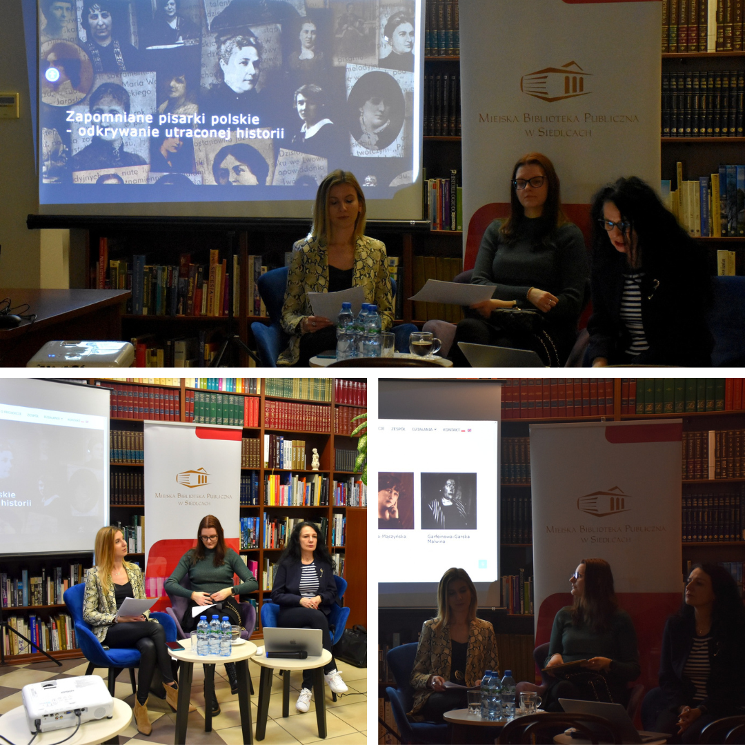 panel dyskusyjny w Miejskiej  Bibliotece Publicznej w Siedlcach 